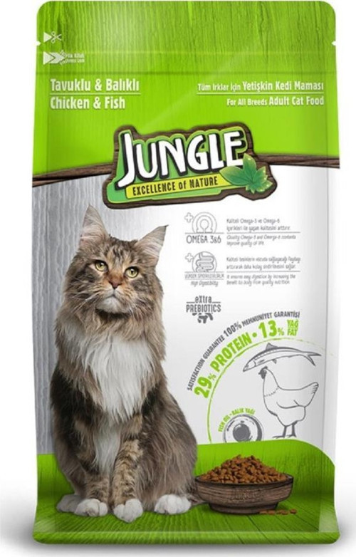 Jungle 500 Gr Tavuk-balik Yeti̇şki̇n Mamasi